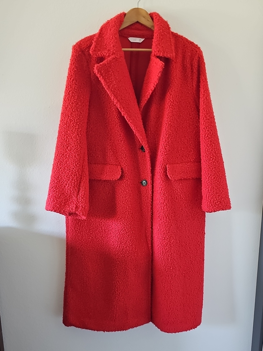 ●●LAUREN CONRAD RED TEDDY / SHERPA COAT SIZE XXL NWOT●●